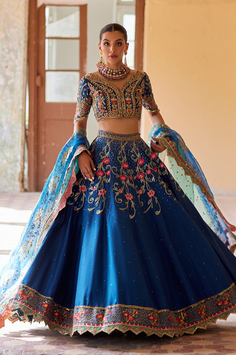 Mina Hassan | Formal Dholki Collection | Abeer by Mina Hassan - Designer Dress - Type: Ladies Clothes - Available at Sana Yasir - 100% Original