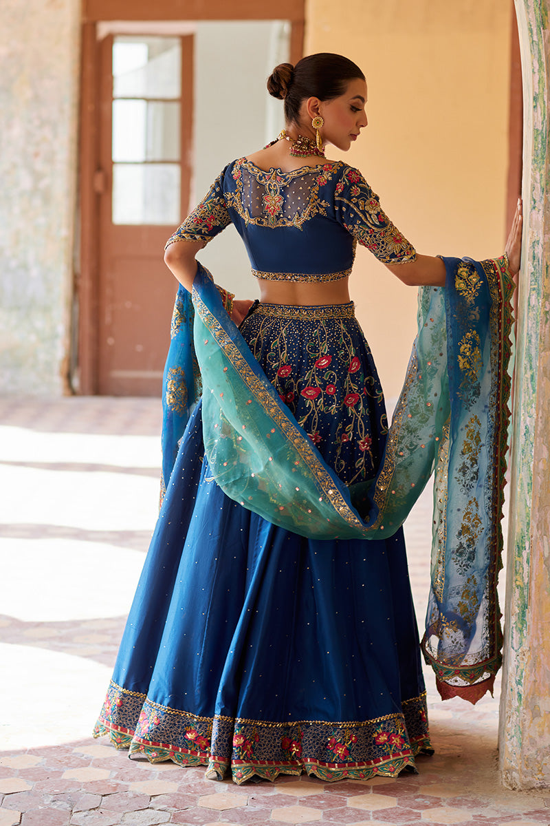 Mina Hassan | Formal Dholki Collection | Abeer by Mina Hassan - Designer Dress - Type: Ladies Clothes - Available at Sana Yasir - 100% Original