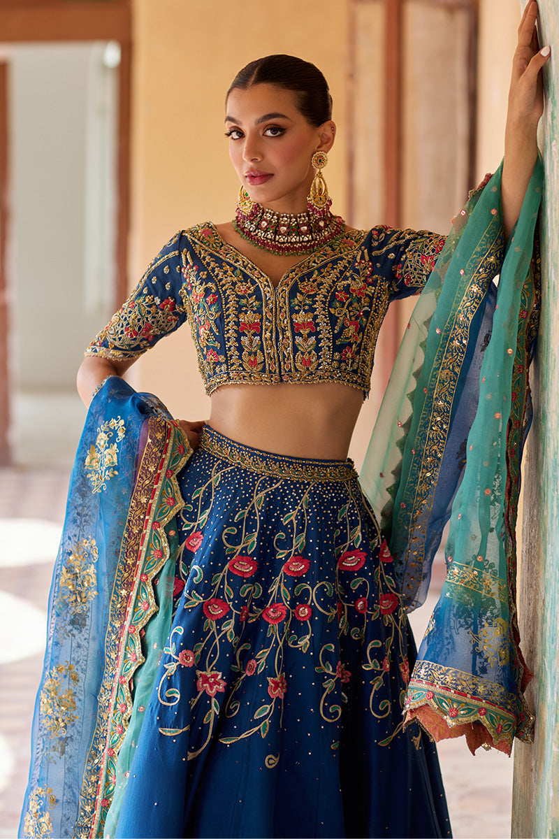 Mina Hassan | Formal Dholki Collection | Abeer by Mina Hassan - Designer Dress - Type: Ladies Clothes - Available at Sana Yasir - 100% Original