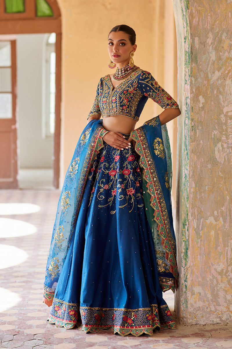 Mina Hassan | Formal Dholki Collection | Abeer by Mina Hassan - Designer Dress - Type: Ladies Clothes - Available at Sana Yasir - 100% Original