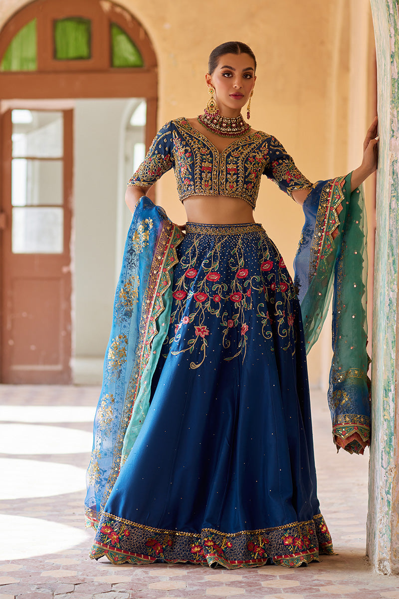 Mina Hassan | Formal Dholki Collection | Abeer by Mina Hassan - Designer Dress - Type: Ladies Clothes - Available at Sana Yasir - 100% Original