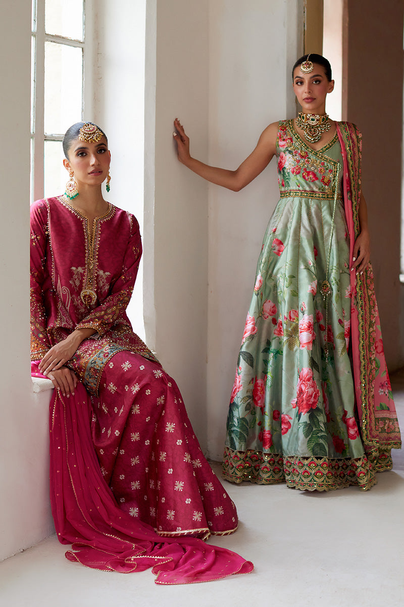 Mina Hassan | Formal Dholki Collection | Amira by Mina Hassan - Designer Dress - Type: Ladies Clothes - Available at Sana Yasir - 100% Original