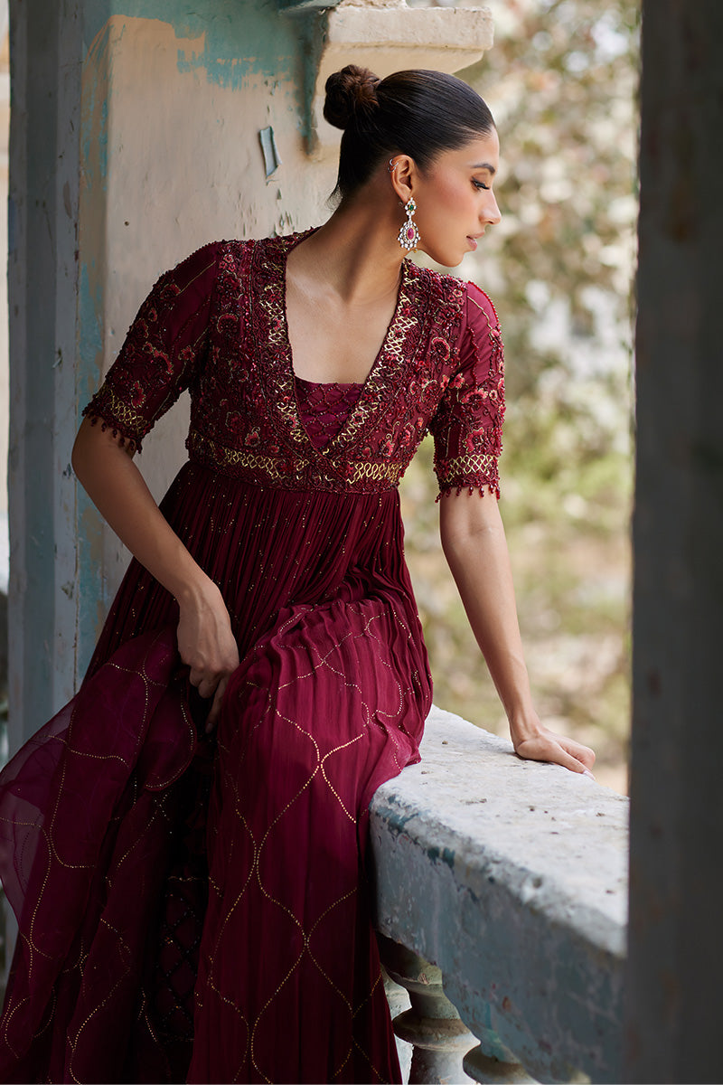 Mina Hassan | Formal Dholki Collection | Arooba by Mina Hassan - Designer Dress - Type: Ladies Clothes - Available at Sana Yasir - 100% Original