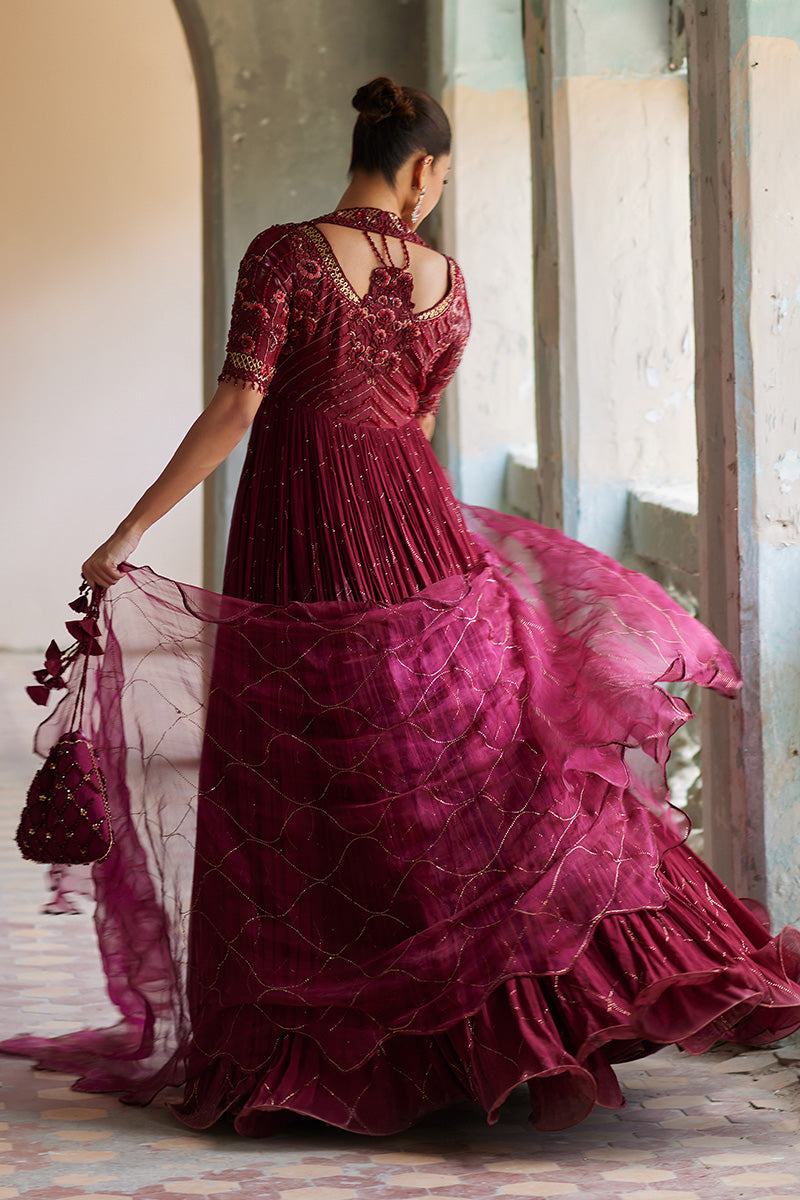 Mina Hassan | Formal Dholki Collection | Arooba by Mina Hassan - Designer Dress - Type: Ladies Clothes - Available at Sana Yasir - 100% Original