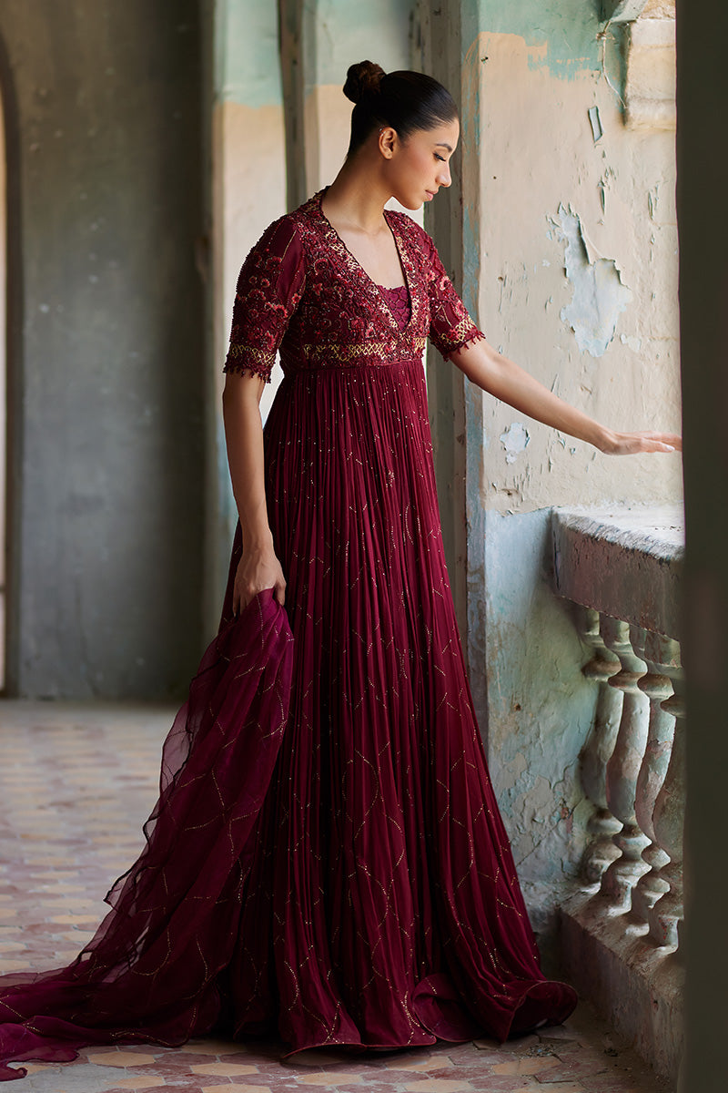Mina Hassan | Formal Dholki Collection | Arooba by Mina Hassan - Designer Dress - Type: Ladies Clothes - Available at Sana Yasir - 100% Original