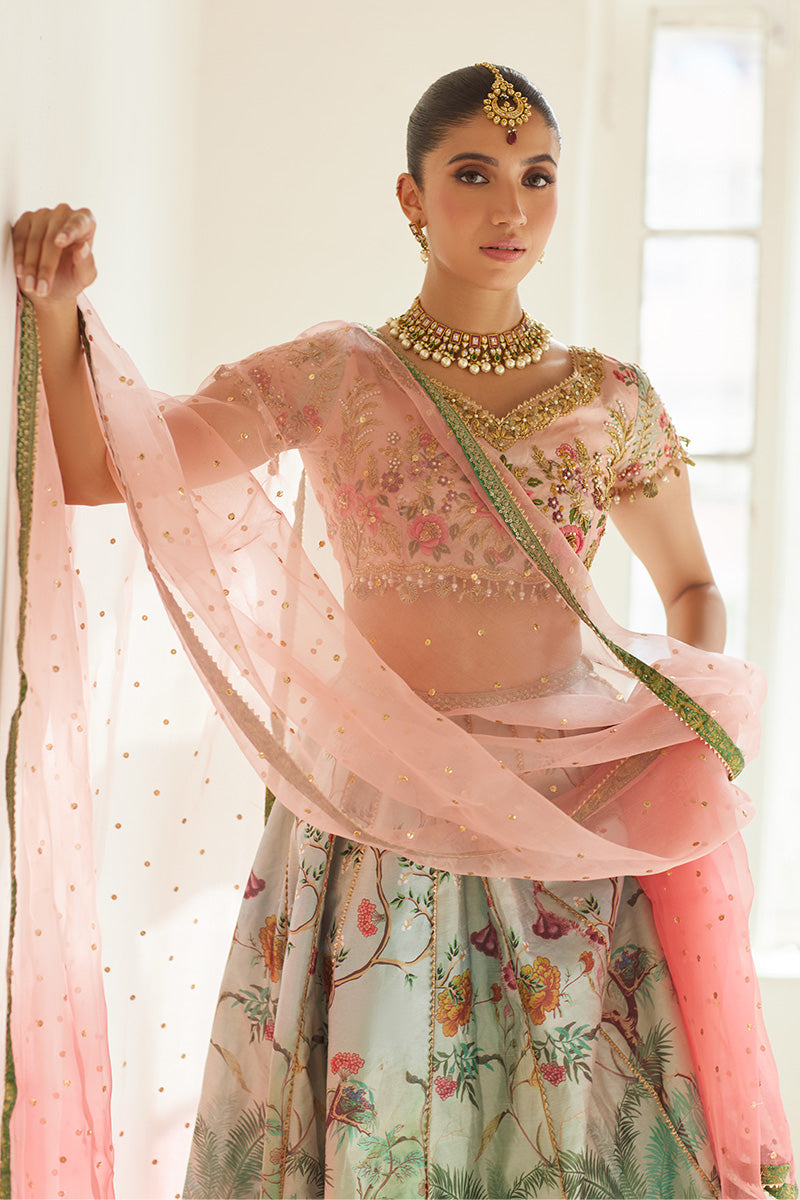 Mina Hassan | Formal Dholki Collection | Fayruz by Mina Hassan - Designer Dress - Type: Ladies Clothes - Available at Sana Yasir - 100% Original
