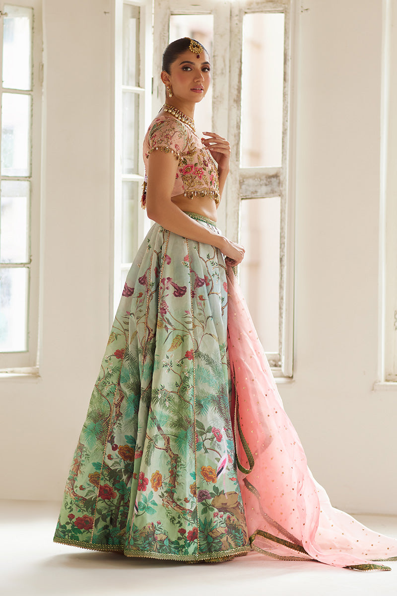 Mina Hassan | Formal Dholki Collection | Fayruz by Mina Hassan - Designer Dress - Type: Ladies Clothes - Available at Sana Yasir - 100% Original