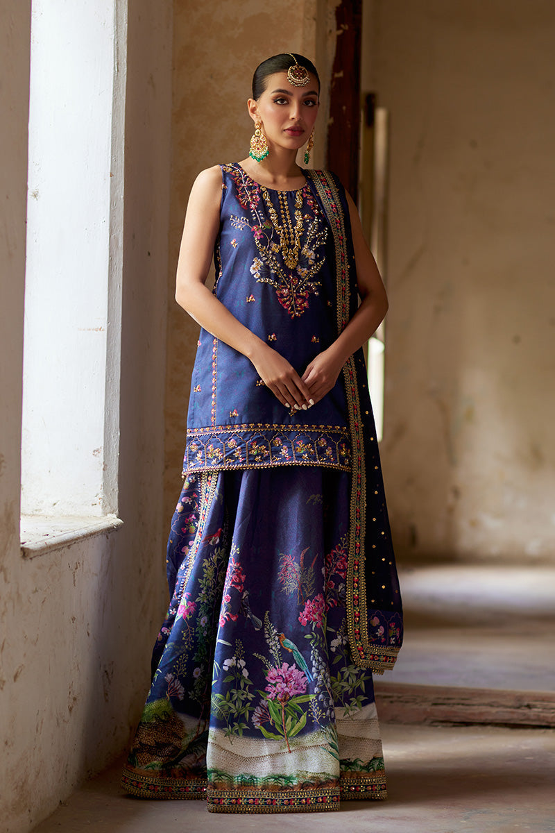 Mina Hassan | Formal Dholki Collection | Hannah by Mina Hassan - Designer Dress - Type: Ladies Clothes - Available at Sana Yasir - 100% Original