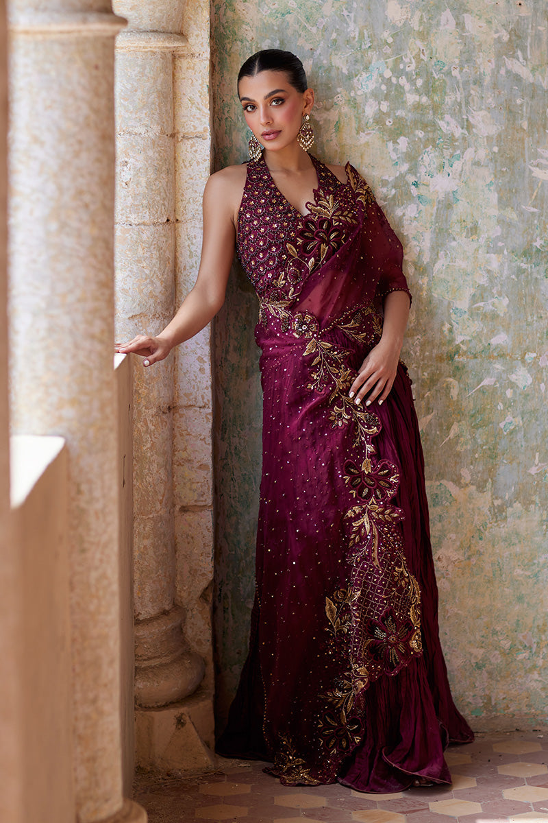Mina Hassan | Formal Dholki Collection | Layla by Mina Hassan - Designer Dress - Type: Ladies Clothes - Available at Sana Yasir - 100% Original
