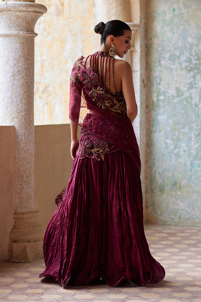 Mina Hassan | Formal Dholki Collection | Layla by Mina Hassan - Designer Dress - Type: Ladies Clothes - Available at Sana Yasir - 100% Original