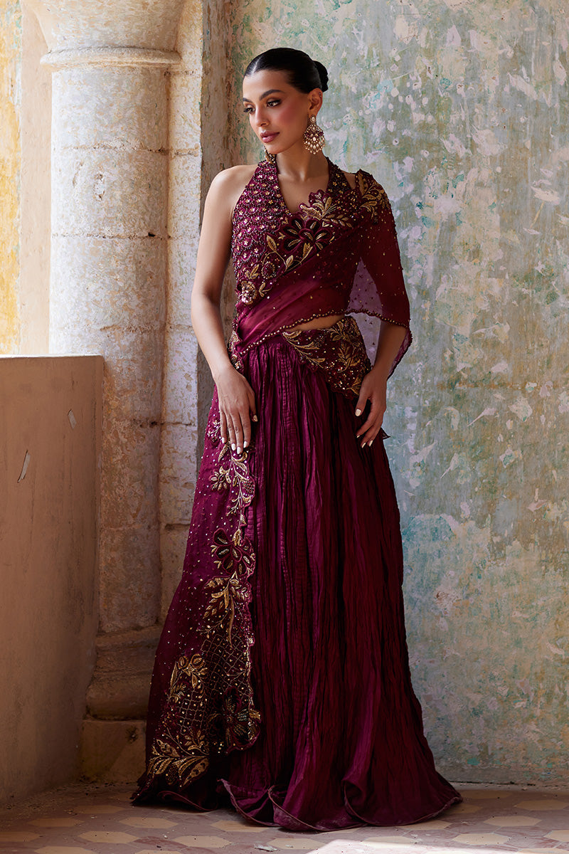 Mina Hassan | Formal Dholki Collection | Layla by Mina Hassan - Designer Dress - Type: Ladies Clothes - Available at Sana Yasir - 100% Original