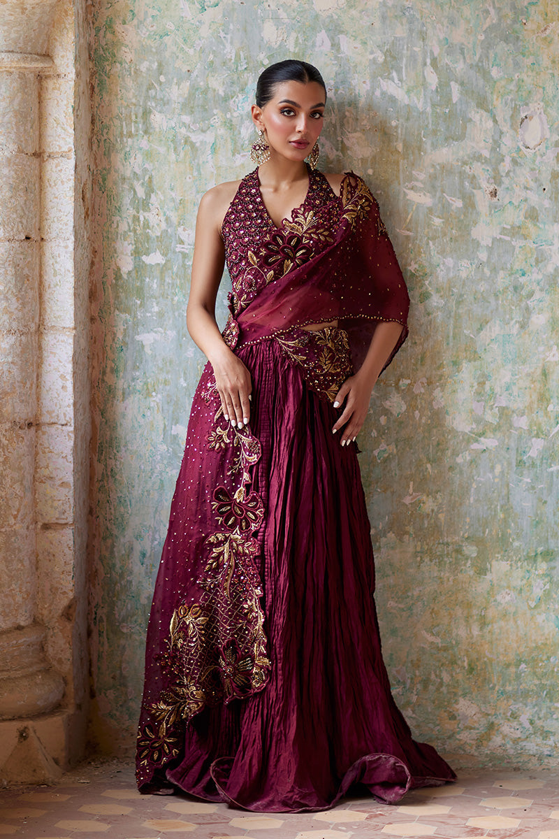 Mina Hassan | Formal Dholki Collection | Layla by Mina Hassan - Designer Dress - Type: Ladies Clothes - Available at Sana Yasir - 100% Original