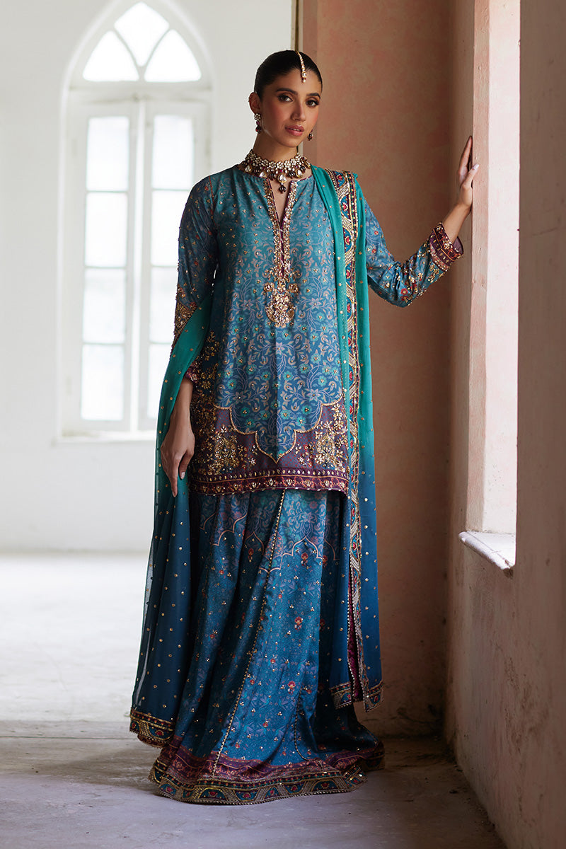 Mina Hassan | Formal Dholki Collection | Leela by Mina Hassan - Designer Dress - Type: Ladies Clothes - Available at Sana Yasir - 100% Original