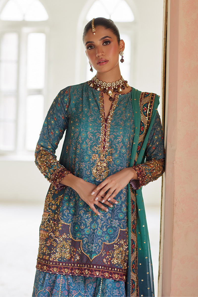 Mina Hassan | Formal Dholki Collection | Leela by Mina Hassan - Designer Dress - Type: Ladies Clothes - Available at Sana Yasir - 100% Original