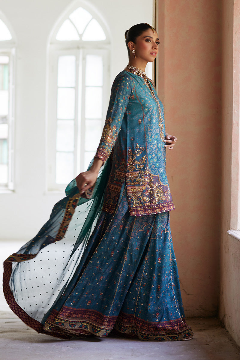 Mina Hassan | Formal Dholki Collection | Leela by Mina Hassan - Designer Dress - Type: Ladies Clothes - Available at Sana Yasir - 100% Original
