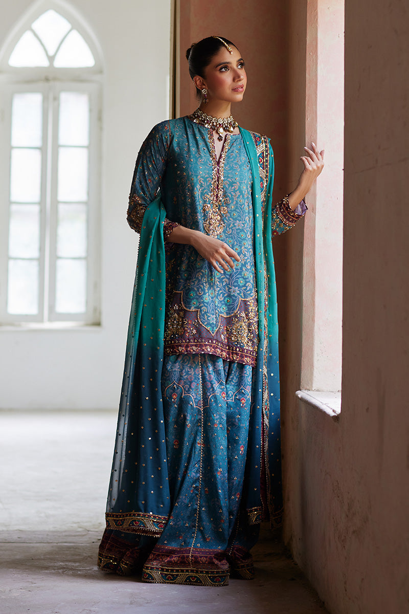 Mina Hassan | Formal Dholki Collection | Leela by Mina Hassan - Designer Dress - Type: Ladies Clothes - Available at Sana Yasir - 100% Original