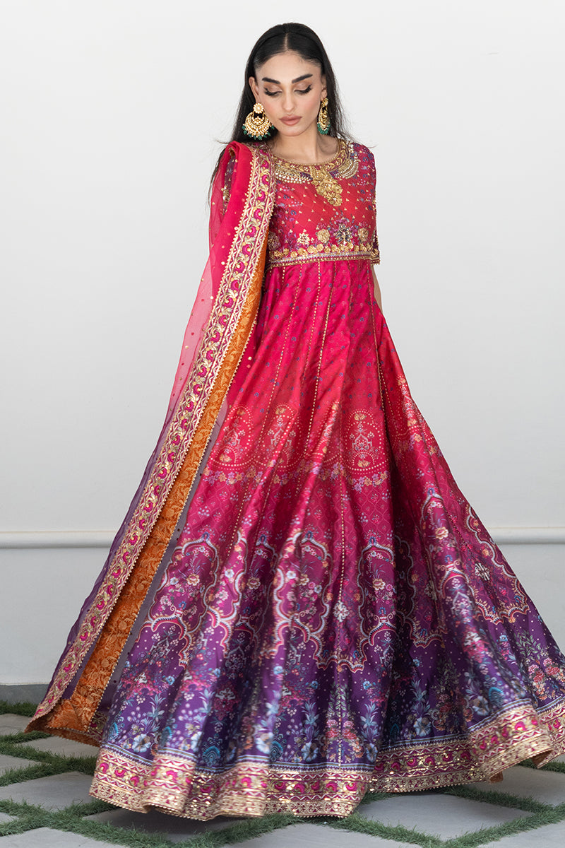 Mina Hassan | Formal Dholki Collection | Mehru by Mina Hassan - Designer Dress - Type: Ladies Clothes - Available at Sana Yasir - 100% Original