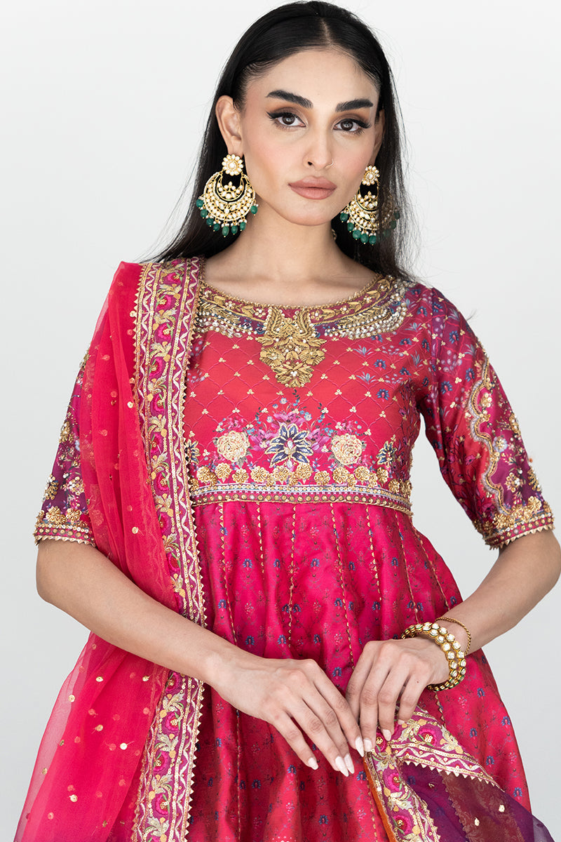 Mina Hassan | Formal Dholki Collection | Mehru by Mina Hassan - Designer Dress - Type: Ladies Clothes - Available at Sana Yasir - 100% Original