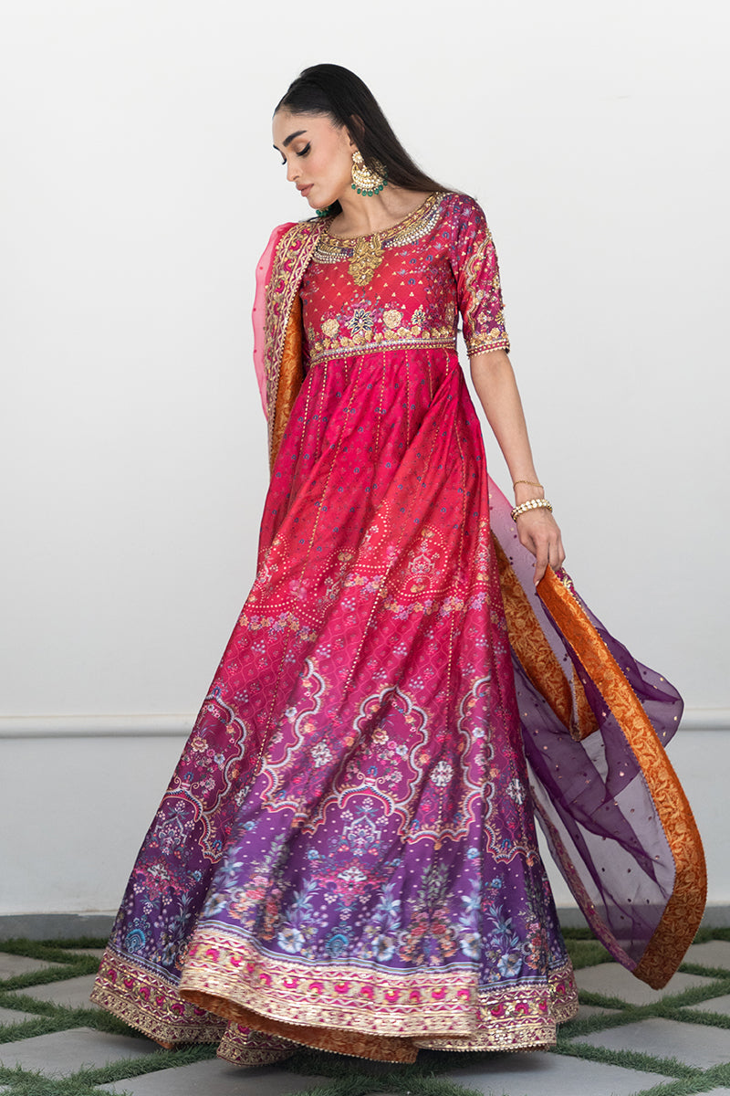 Mina Hassan | Formal Dholki Collection | Mehru by Mina Hassan - Designer Dress - Type: Ladies Clothes - Available at Sana Yasir - 100% Original
