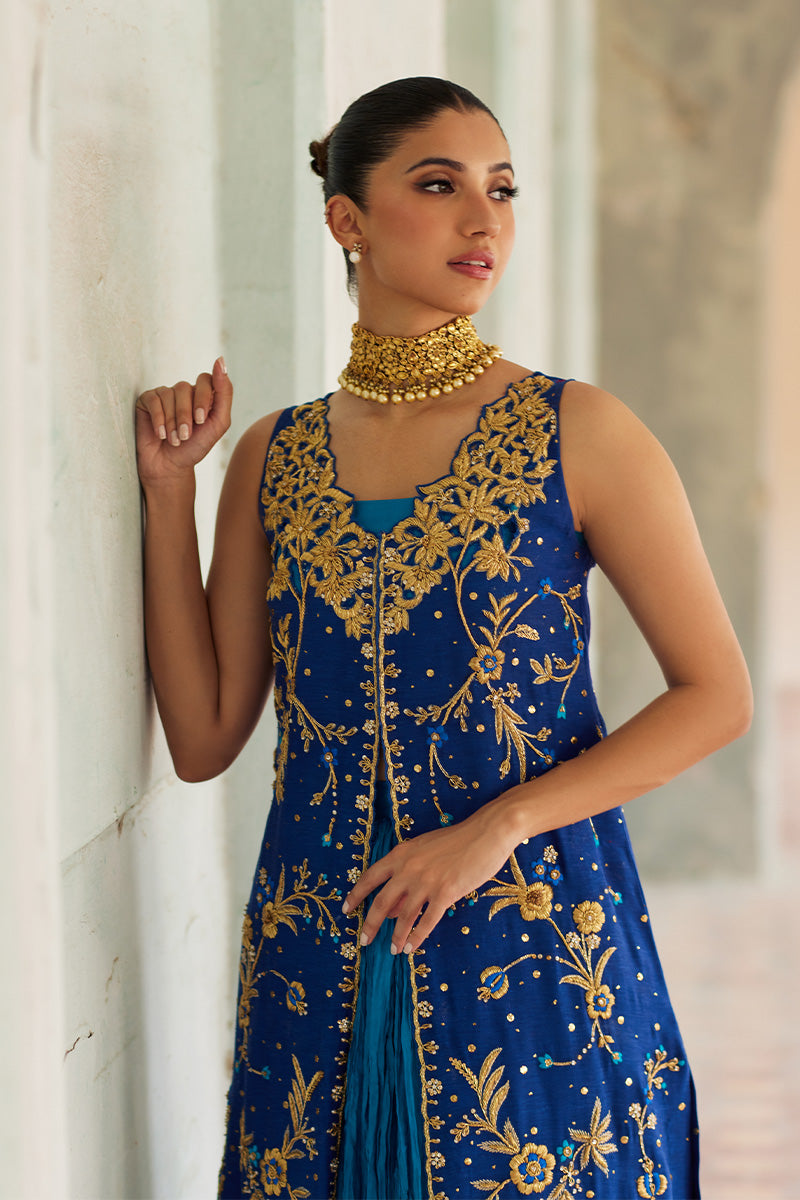 Mina Hassan | Formal Dholki Collection | Rooha by Mina Hassan - Designer Dress - Type: Ladies Clothes - Available at Sana Yasir - 100% Original