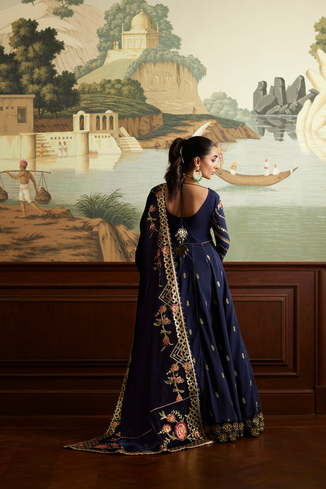 Mina Hassan | Velvet Luxe | Raniya by Mina Hassan - Designer Dress - Type: Ladies Clothes - Available at Sana Yasir - 100% Original
