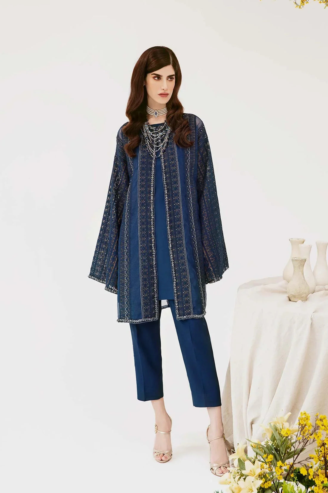 Mina Kashif | Ala Mode Luxury Formals 23 | Maya by Mina Kashif - Designer Dress - Type: Luxury - Available at Sana Yasir - 100% Original