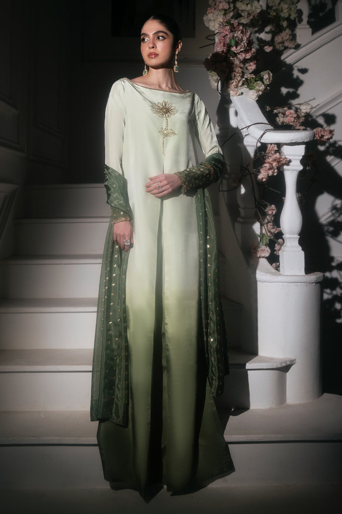 Mina Kashif | Emilie Formals | Floret by Mina Kashif - Designer Dress - Type: Ladies Clothes - Available at Sana Yasir - 100% Original