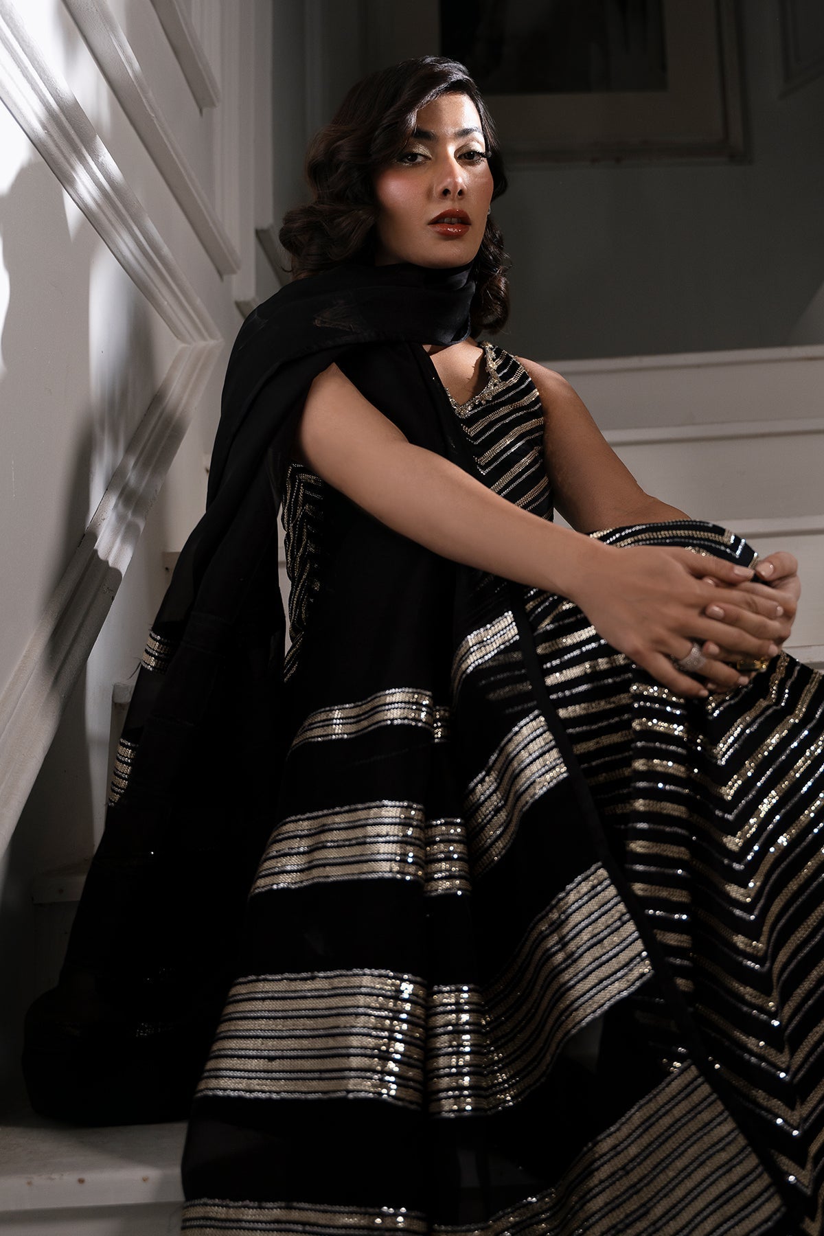 Mina Kashif | Emilie Formals | Lumina by Mina Kashif - Designer Dress - Type: Ladies Clothes - Available at Sana Yasir - 100% Original