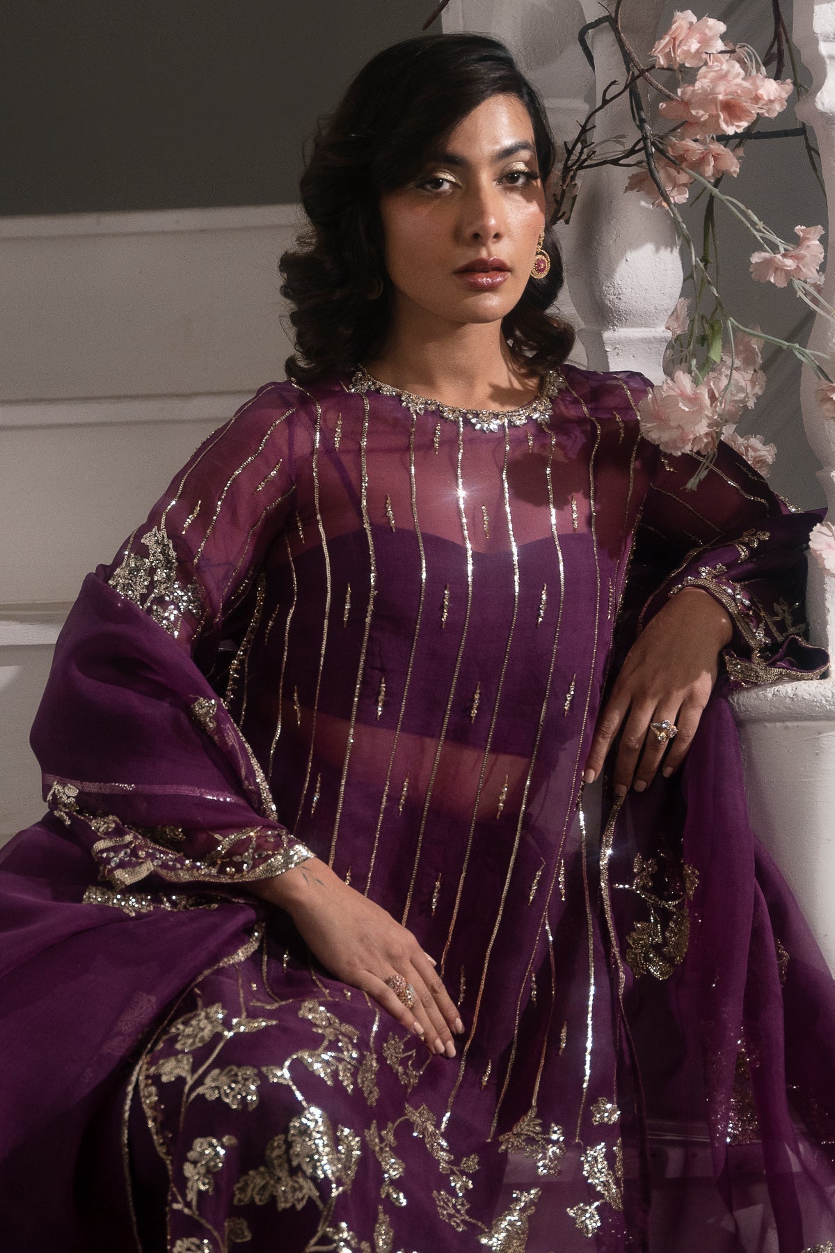 Mina Kashif | Emilie Formals | Marie by Mina Kashif - Designer Dress - Type: Ladies Clothes - Available at Sana Yasir - 100% Original
