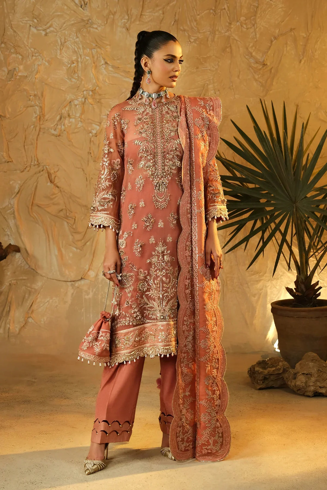 Mina Kashif | Kahani Luxury Formals 23 | Seroli by Mina Kashif - Designer Dress - Type: Formal - Available at Sana Yasir - 100% Original