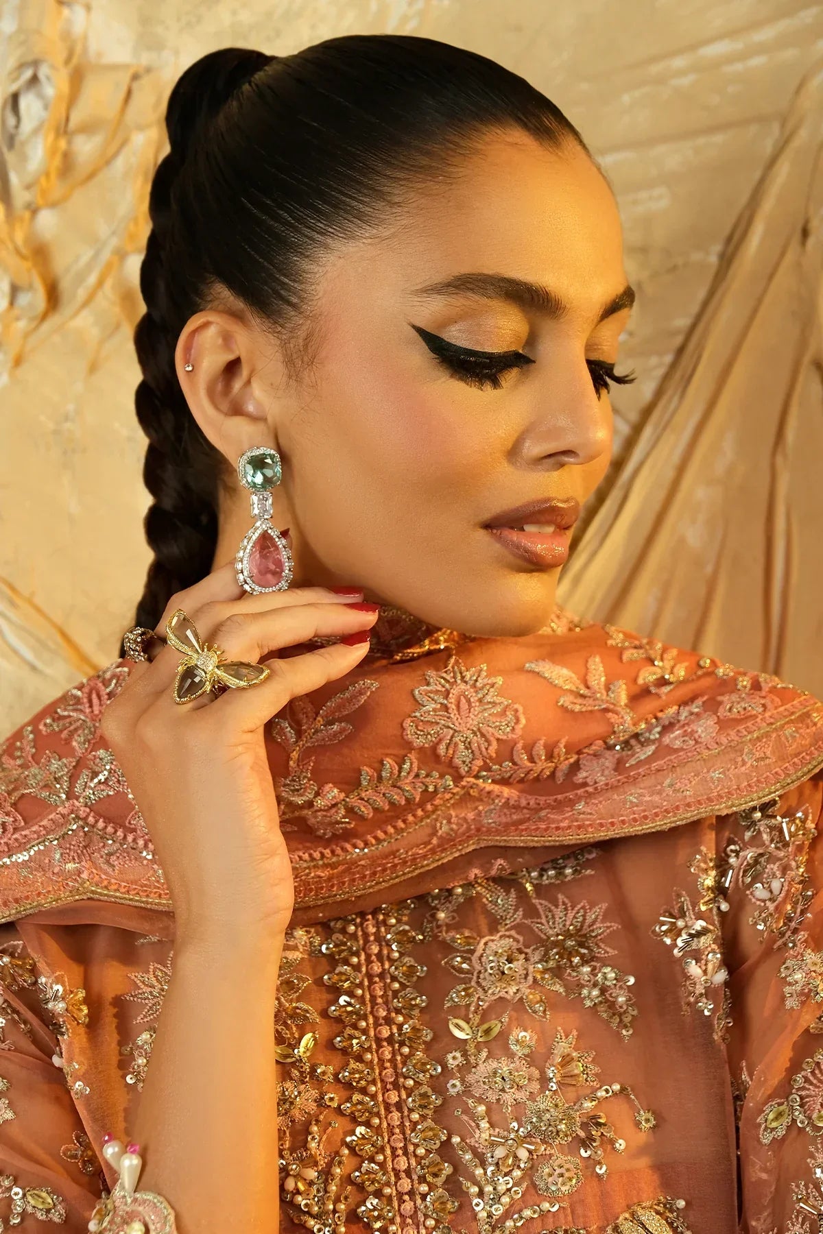 Mina Kashif | Kahani Luxury Formals 23 | Seroli by Mina Kashif - Designer Dress - Type: Formal - Available at Sana Yasir - 100% Original