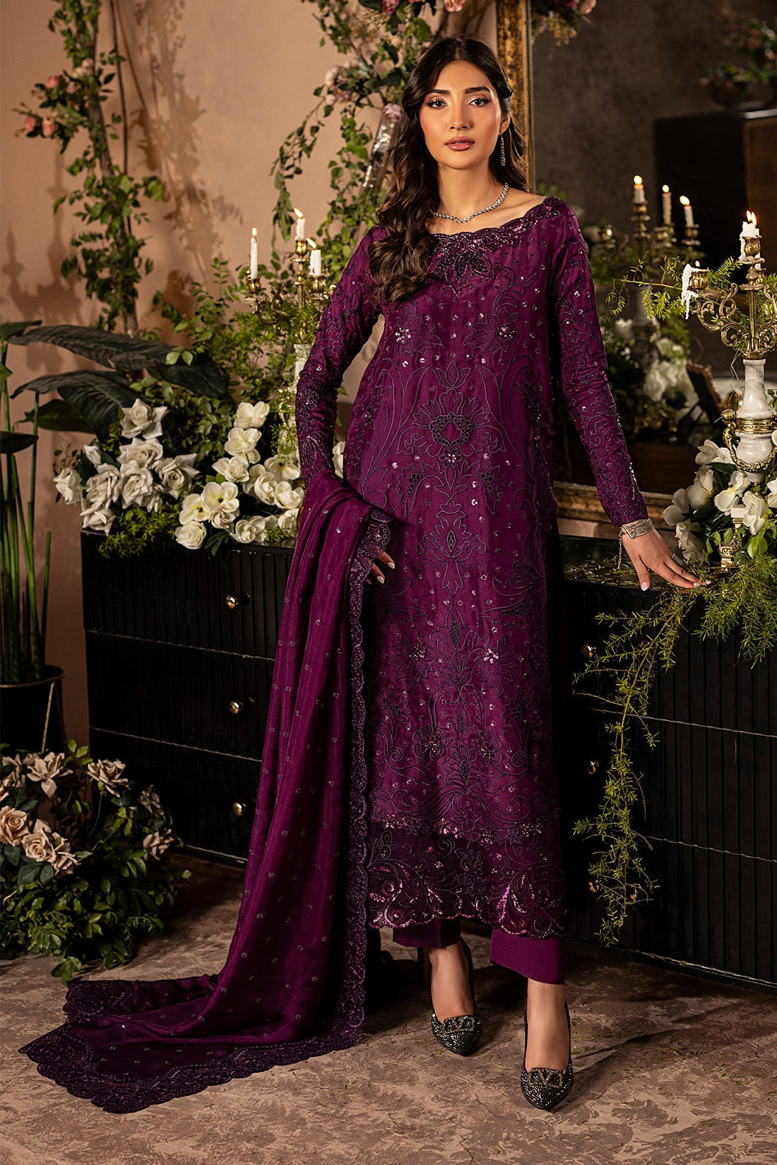 Mina Kashif | Loona Lawn 25 | Jade by Mina Kashif - Designer Dress - Type: Ladies Clothes - Available at Sana Yasir - 100% Original