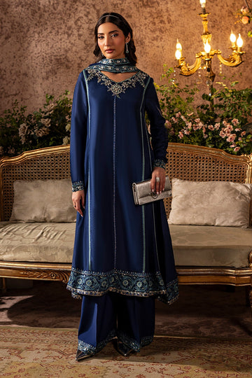 Mina Kashif | Loona Lawn 25 | Midnight by Mina Kashif - Designer Dress - Type: Ladies Clothes - Available at Sana Yasir - 100% Original