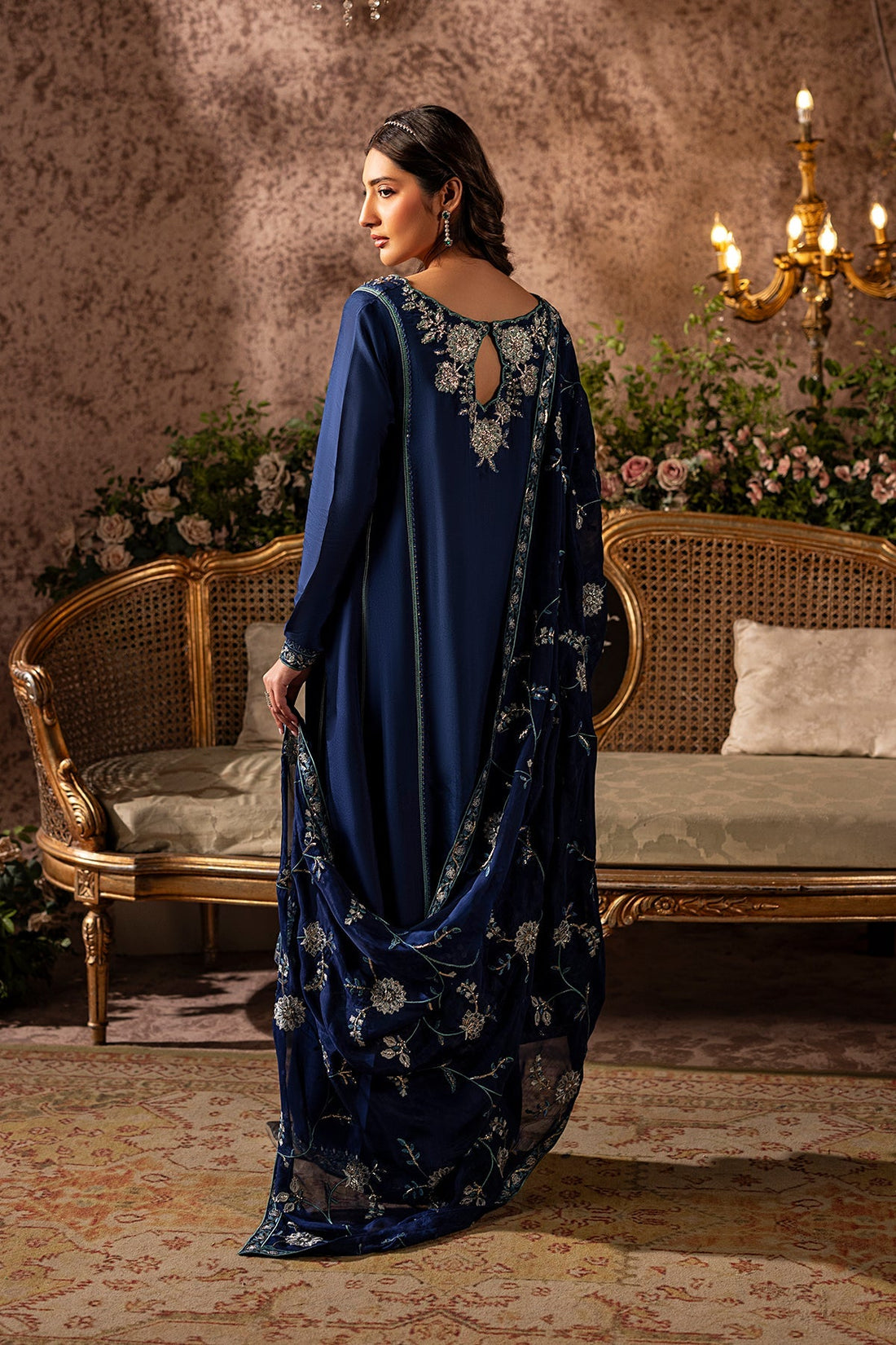 Mina Kashif | Loona Lawn 25 | Midnight by Mina Kashif - Designer Dress - Type: Ladies Clothes - Available at Sana Yasir - 100% Original