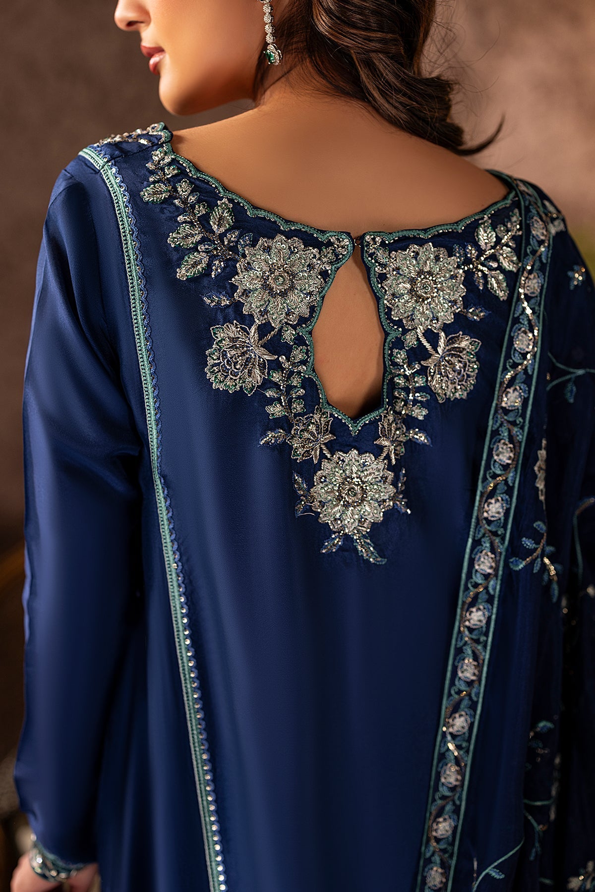 Mina Kashif | Loona Lawn 25 | Midnight by Mina Kashif - Designer Dress - Type: Ladies Clothes - Available at Sana Yasir - 100% Original