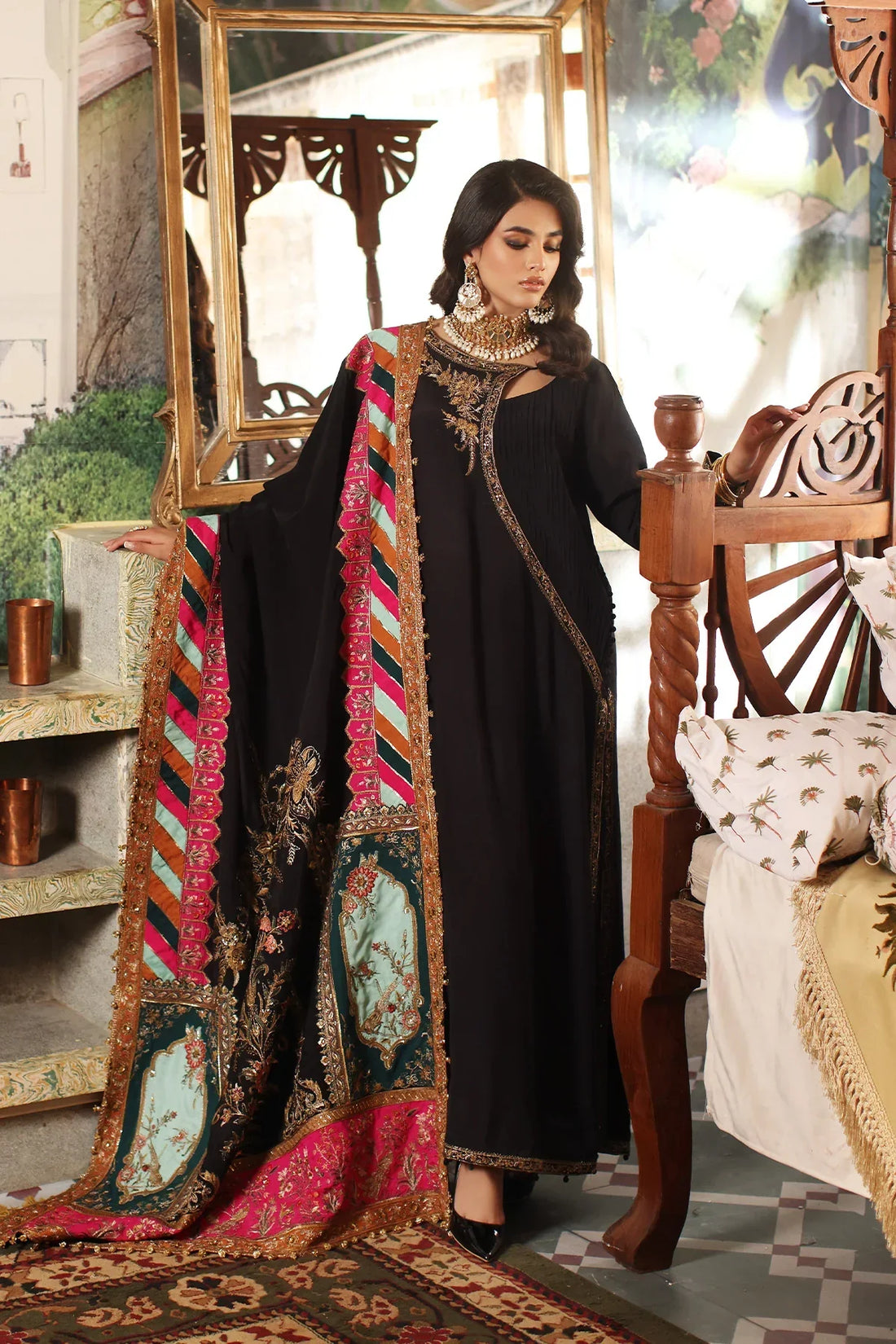 Mina Kashif | Meeral Formals 23 | MKF23-18 by Mina Kashif - Designer Dress - Type: Formal - Available at Sana Yasir - 100% Original