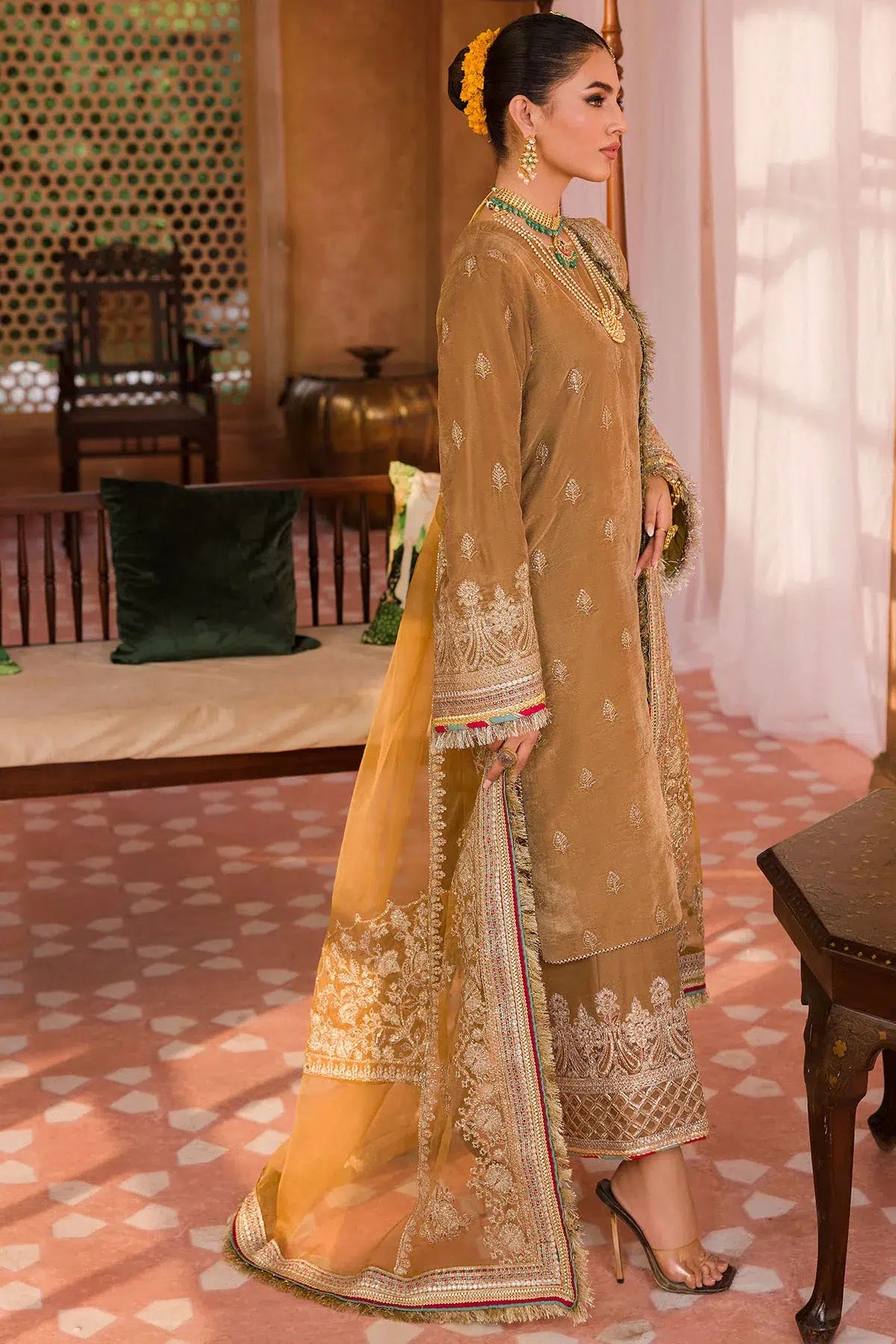 Motifz | Grand Velour Velvet Collection | 4408 by Motifz - Designer Dress - Type: Formal - Available at Sana Yasir - 100% Original