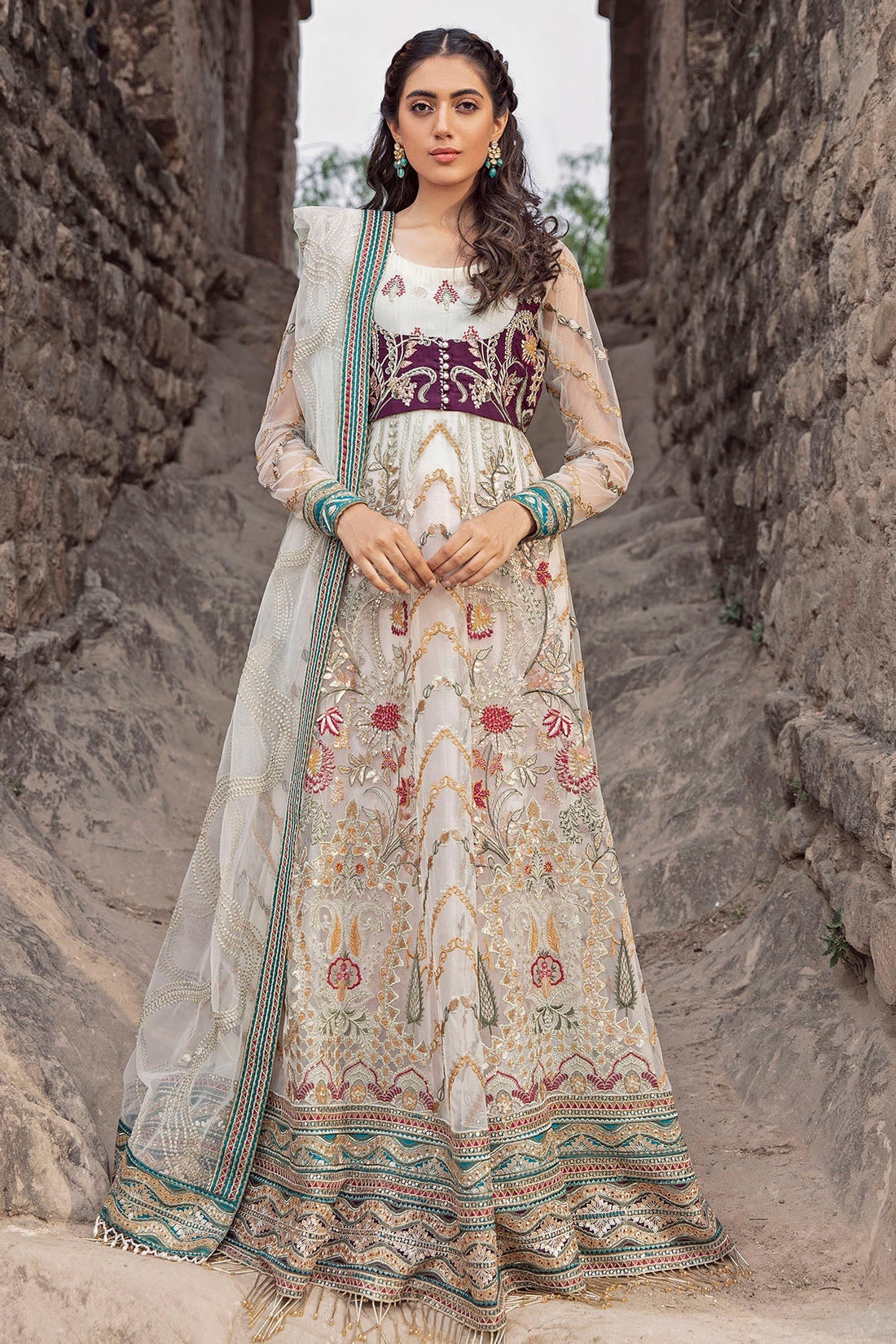 Motifz | Luxury Formal | 2768-PEARL by Motifz - Designer Dress - Type: Ladies Clothes - Available at Sana Yasir - 100% Original