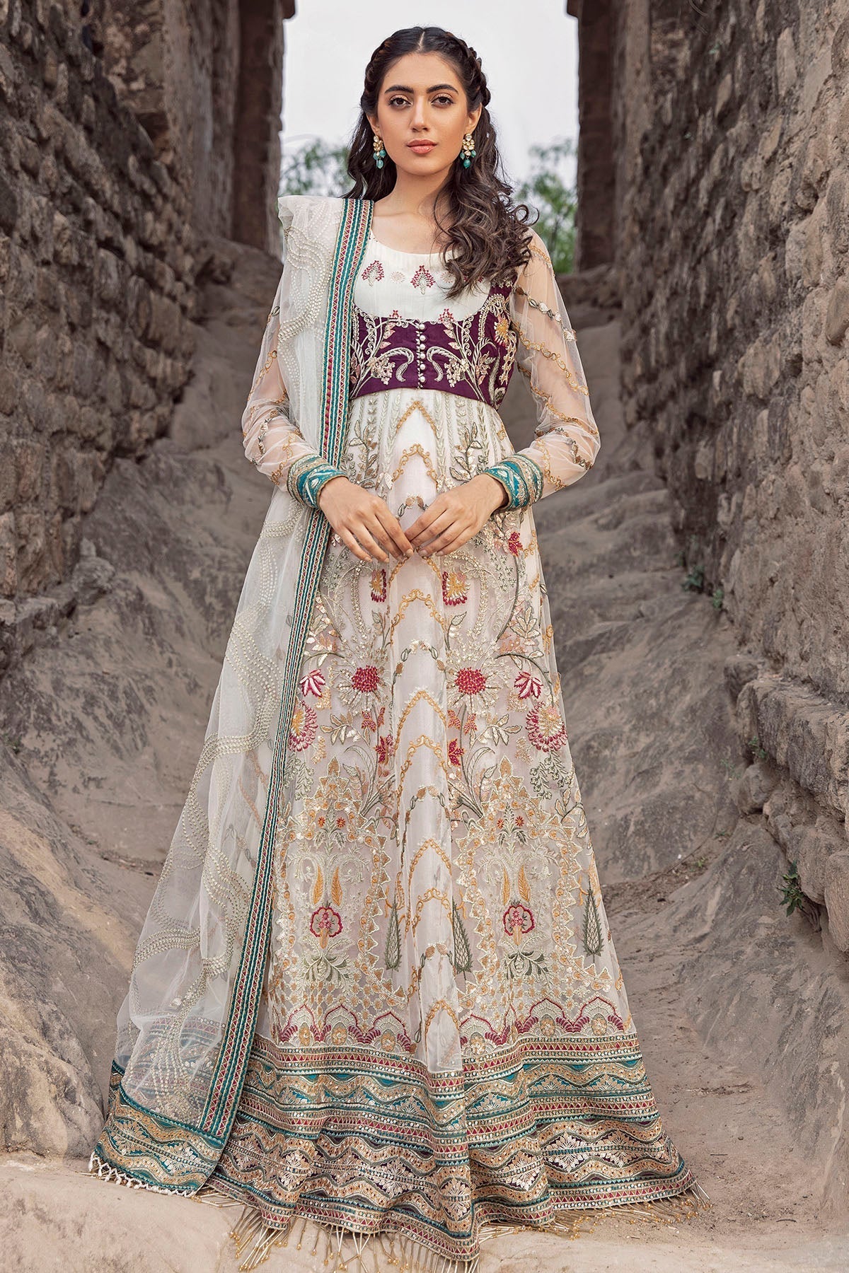 Motifz | Luxury Formal | 2768-PEARL by Motifz - Designer Dress - Type: Ladies Clothes - Available at Sana Yasir - 100% Original