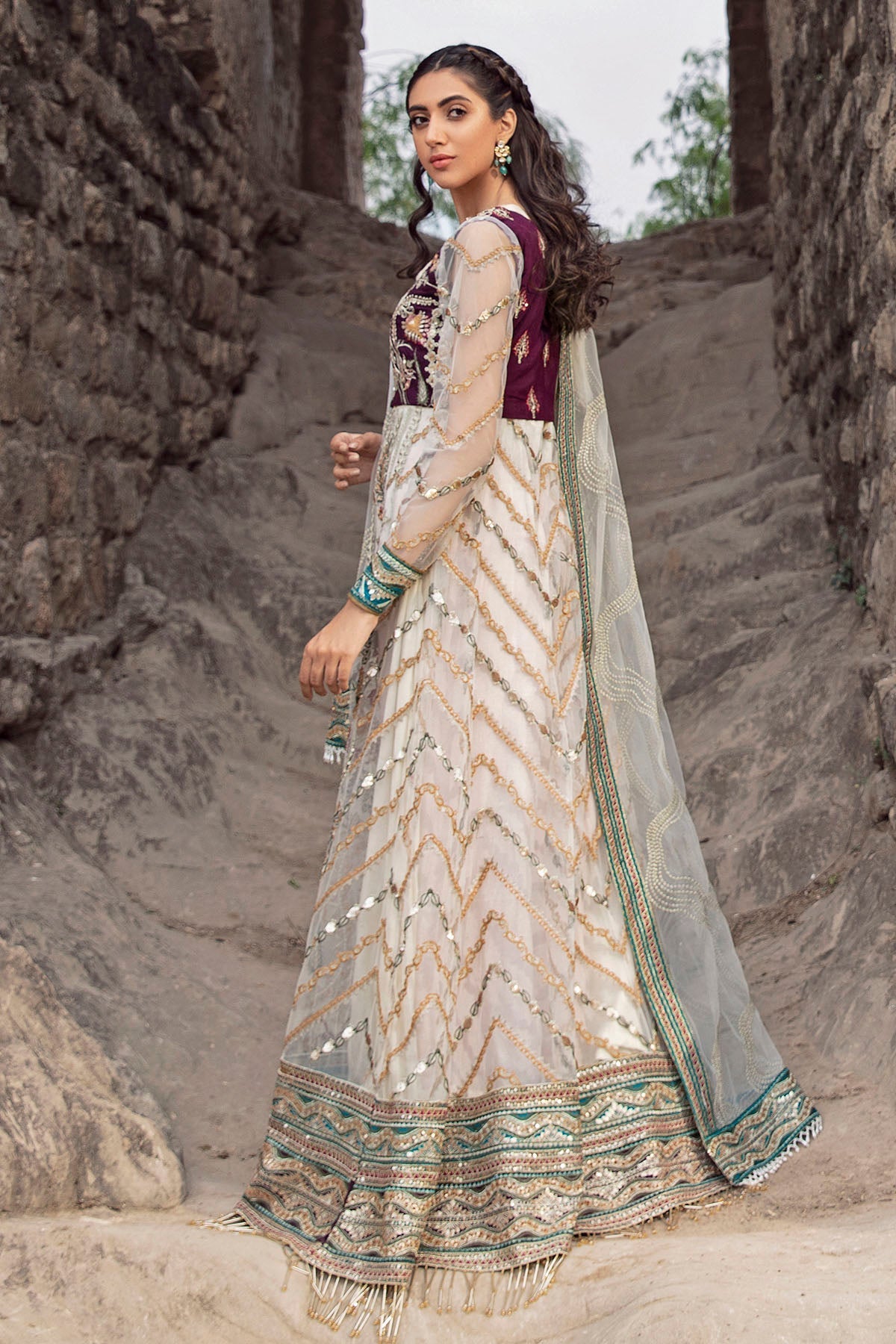 Motifz | Luxury Formal | 2768-PEARL by Motifz - Designer Dress - Type: Ladies Clothes - Available at Sana Yasir - 100% Original