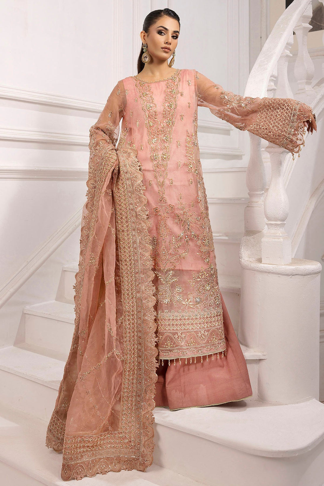 Motifz | Luxury Formal | 4934-ABSHAR by Motifz - Designer Dress - Type: Ladies Clothes - Available at Sana Yasir - 100% Original
