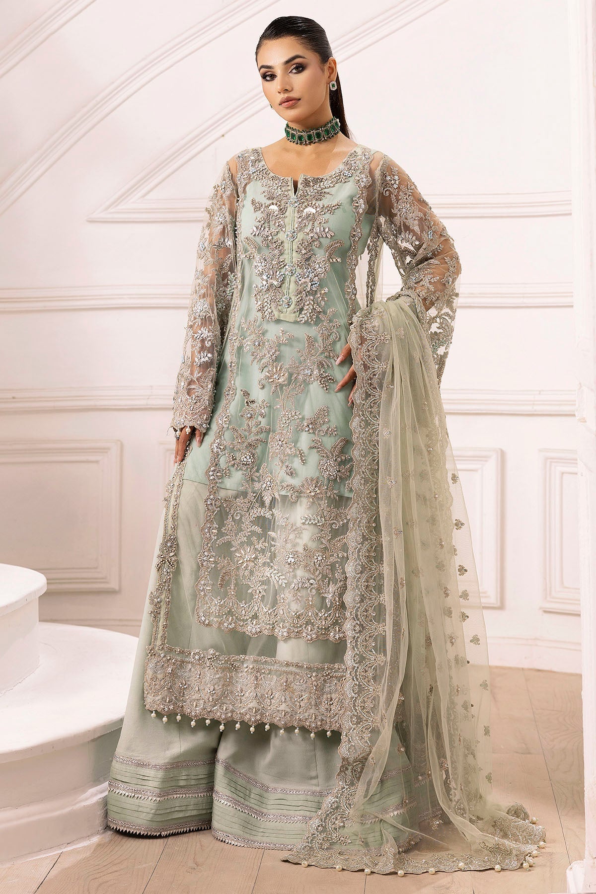 Motifz | Luxury Formal | 4936-JANAN by Motifz - Designer Dress - Type: Ladies Clothes - Available at Sana Yasir - 100% Original