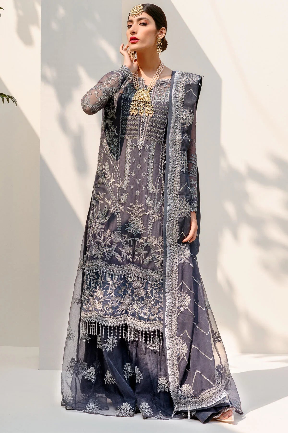 Motifz | Premium Embroidered Formals 24 | 3190 by Motifz - Designer Dress - Type: Formal - Available at Sana Yasir - 100% Original
