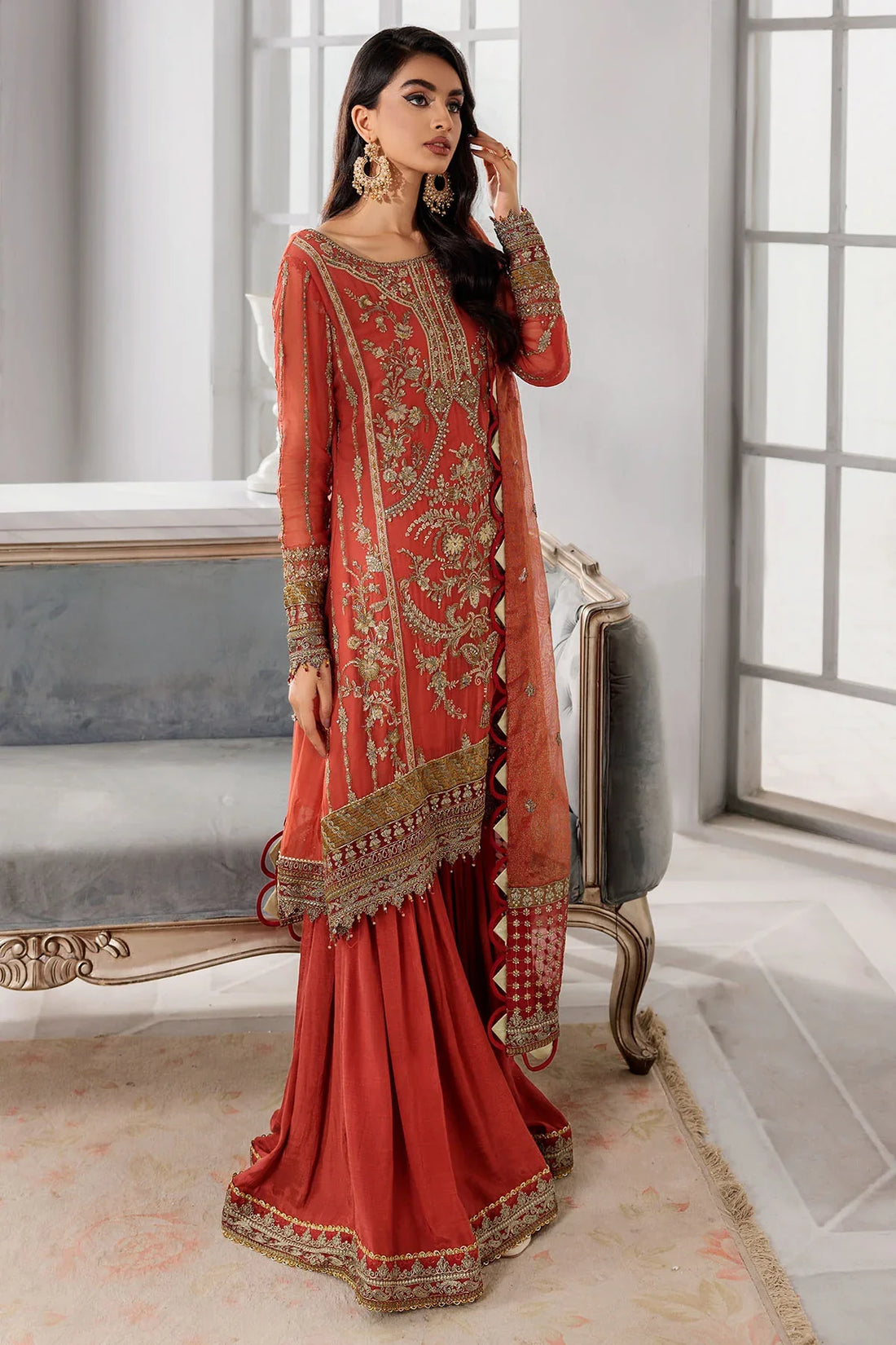 Motifz | Premium Embroidered Formals 24 | 3392 by Motifz - Designer Dress - Type: Formal - Available at Sana Yasir - 100% Original