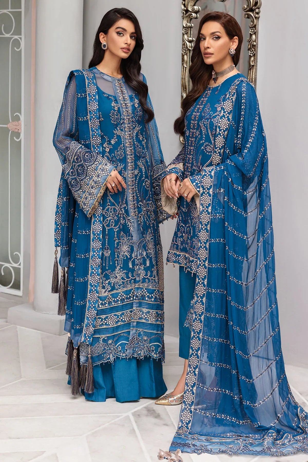 Motifz | Premium Embroidered Formals 24 | 3395 by Motifz - Designer Dress - Type: Formal - Available at Sana Yasir - 100% Original