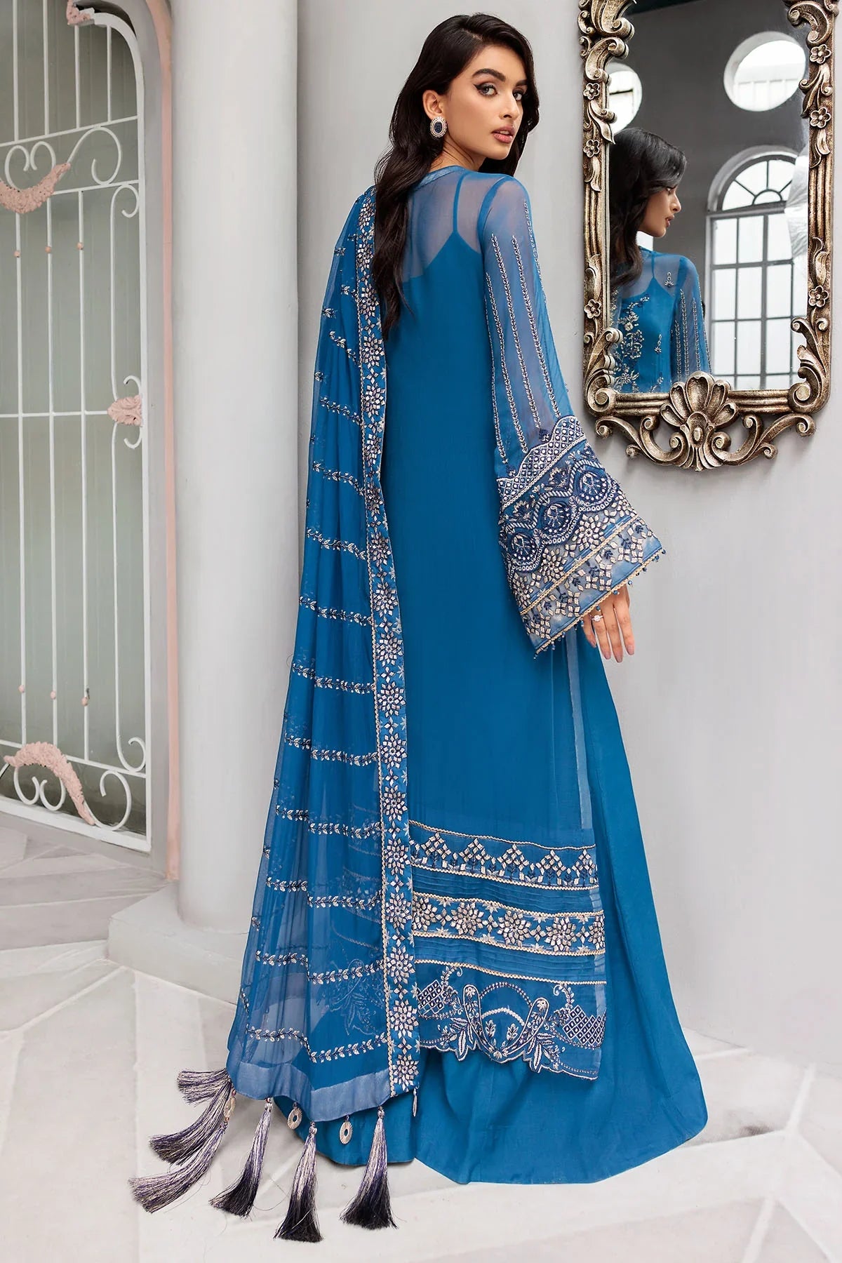 Motifz | Premium Embroidered Formals 24 | 3395 by Motifz - Designer Dress - Type: Formal - Available at Sana Yasir - 100% Original