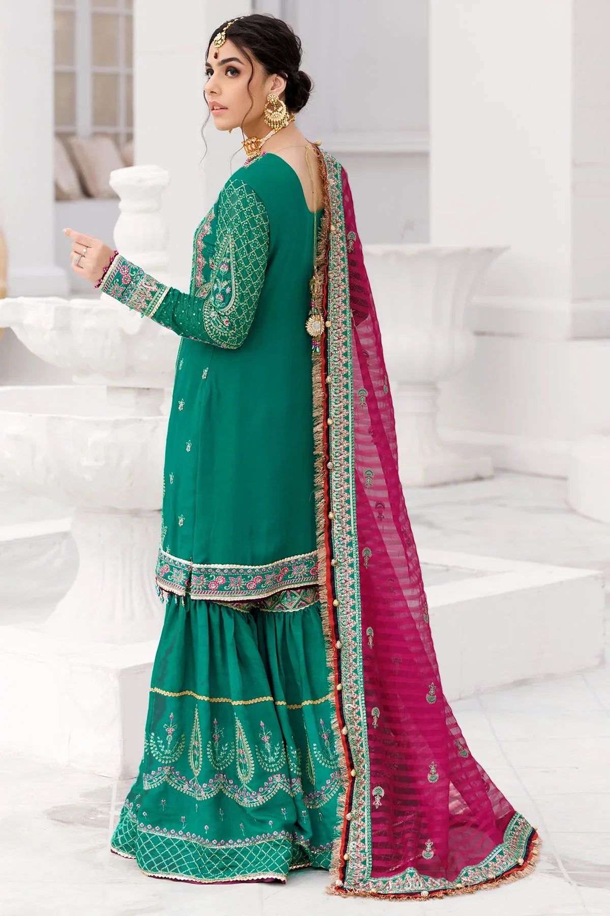 Motifz | Premium Embroidered Formals 24 | 3465 by Motifz - Designer Dress - Type: Formal - Available at Sana Yasir - 100% Original