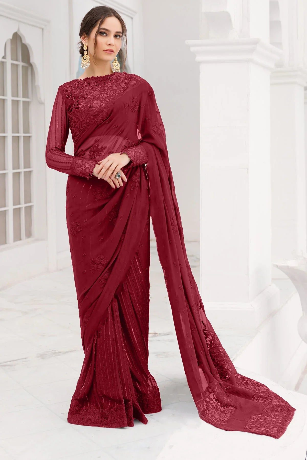 Motifz | Premium Embroidered Formals 24 | 4037 by Motifz - Designer Dress - Type: Formal - Available at Sana Yasir - 100% Original