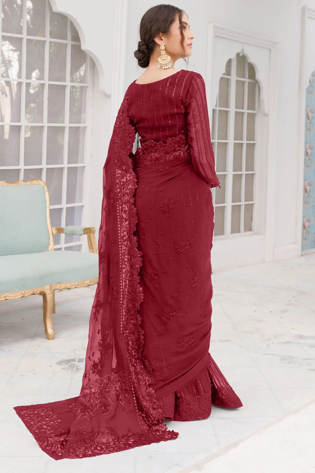 Motifz | Premium Embroidered Formals 24 | 4037 by Motifz - Designer Dress - Type: Formal - Available at Sana Yasir - 100% Original