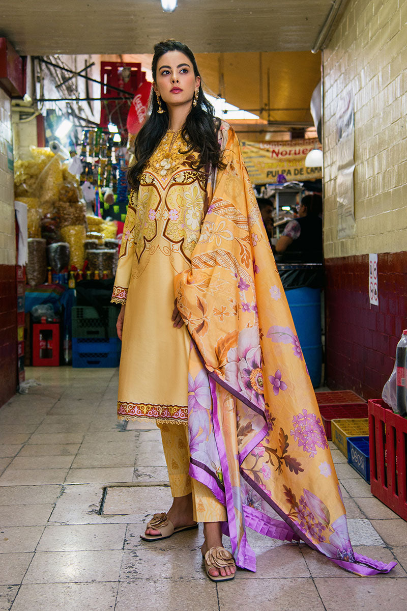 Mushq | La Dolce Hemline Prints 25 | Blossing Almond by Mushq - Designer Dress - Type: Ladies Clothes - Available at Sana Yasir - 100% Original